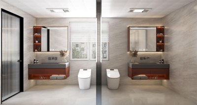 新中式卫生间3D模型下载